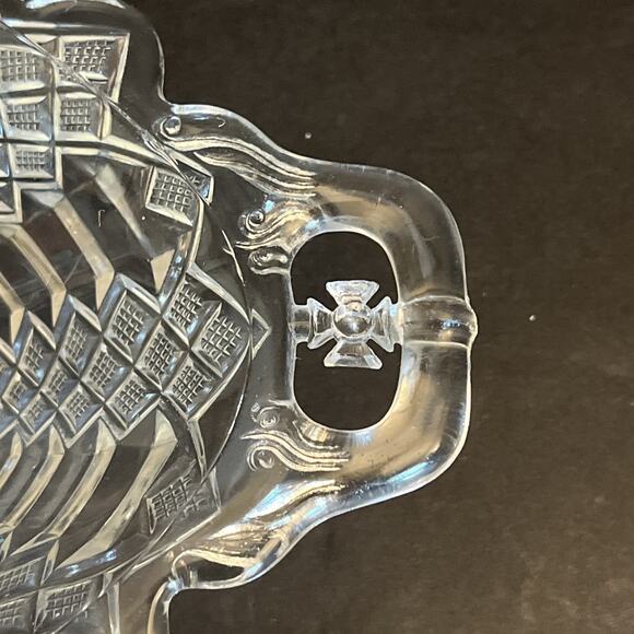 Bryce Bros. | EAPG | Maltese | Jacob’s Ladder Relish Dish | Exc Cond | 1880s - Picture 3 of 8